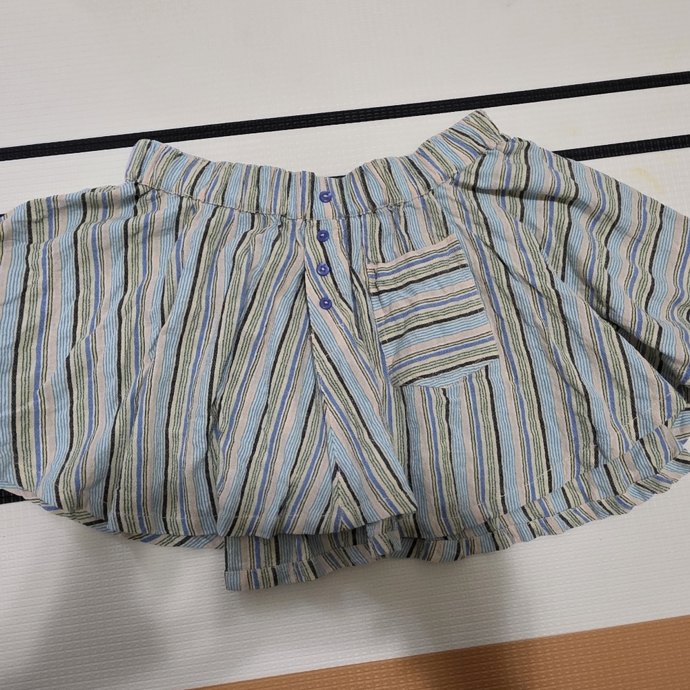 Free People Multicolor Striped Skirt